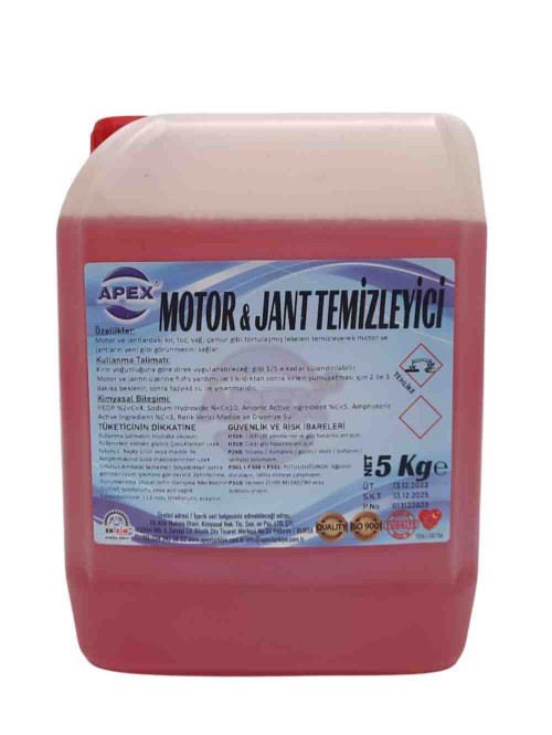 OTO MOTOR VE JANT TEMİZLEYİCİ ÖZEL FORMÜL 5KG