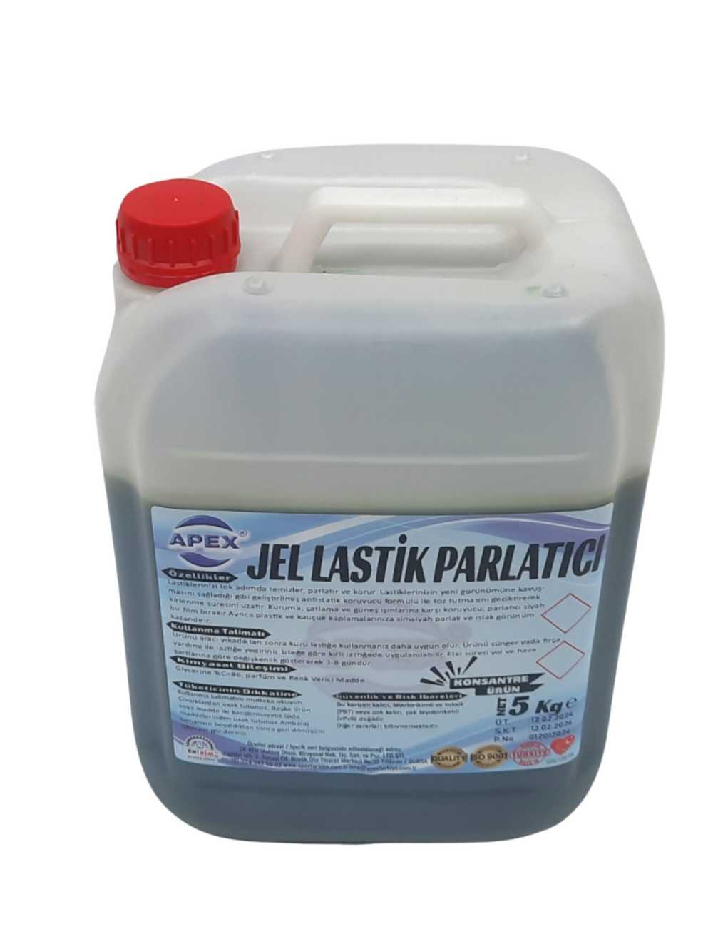 OTO ARAÇ LASTİK PARLATICI JEL 5KG