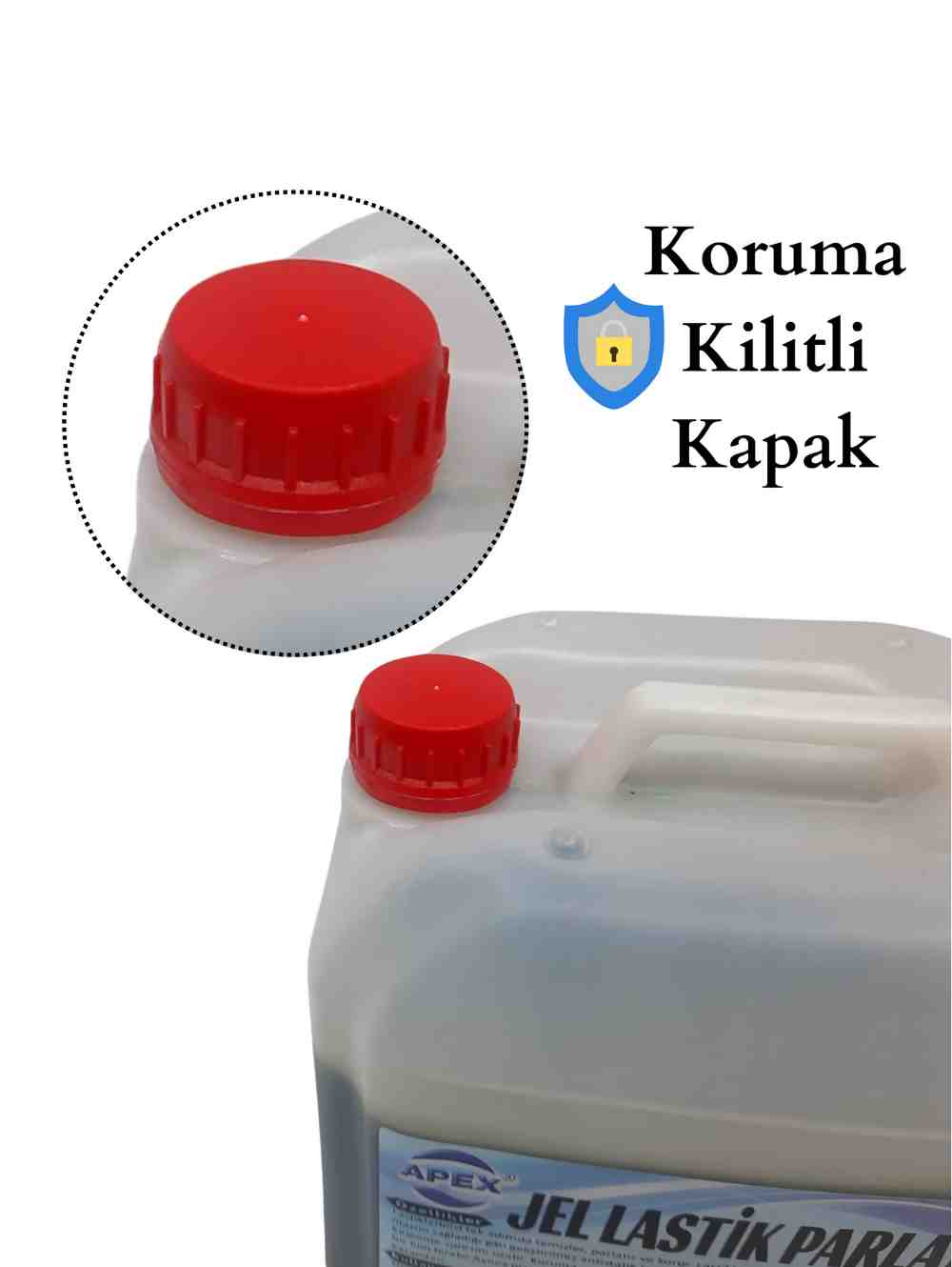 OTO ARAÇ LASTİK PARLATICI JEL 5KG