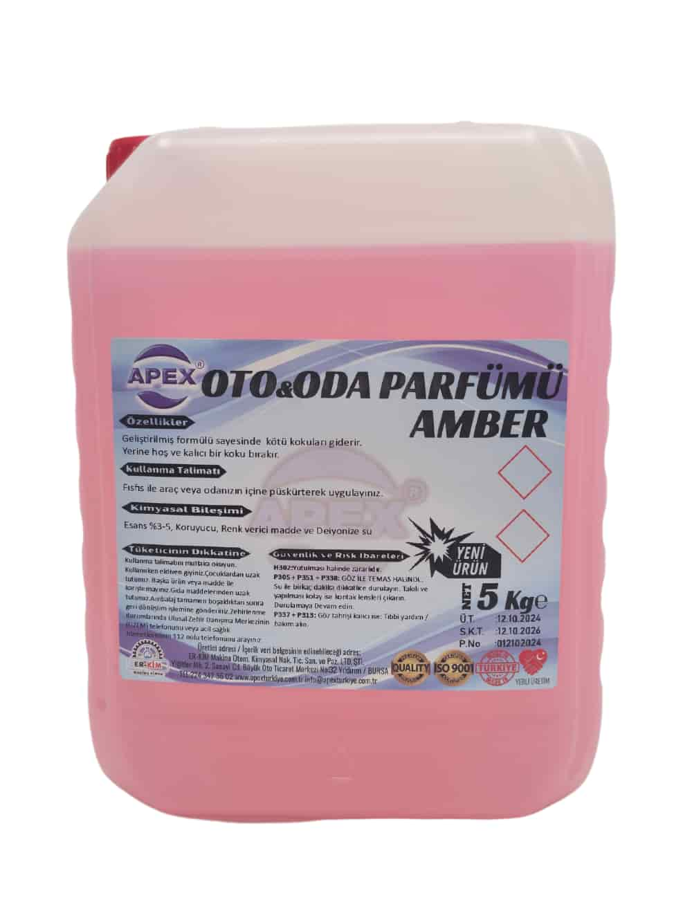 OTO VE ODA PARFÜMÜ AMBER 5 LT