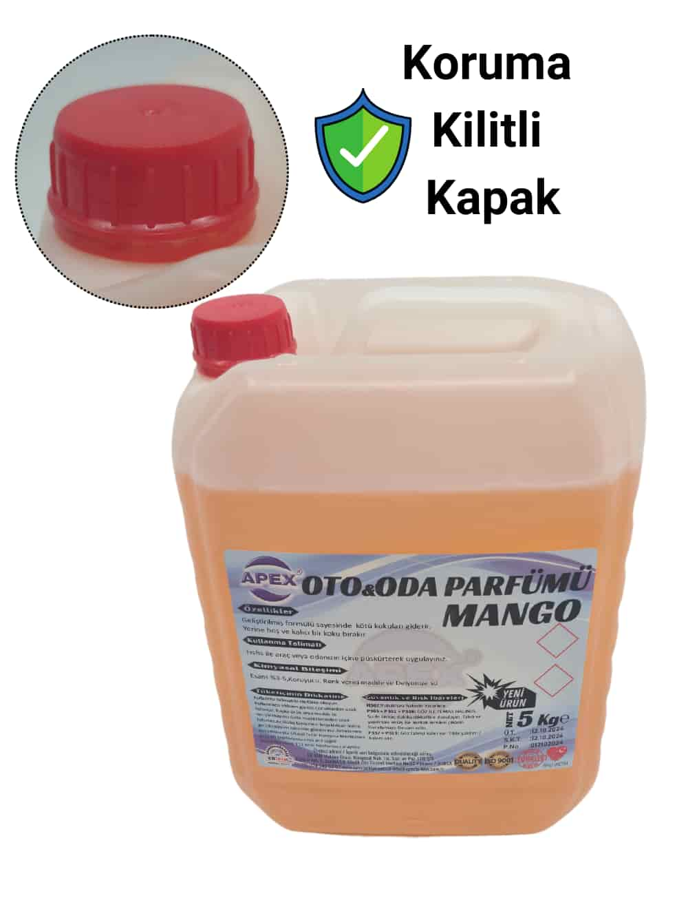 OTO VE ODA PARFÜMÜ MANGO 5 LT