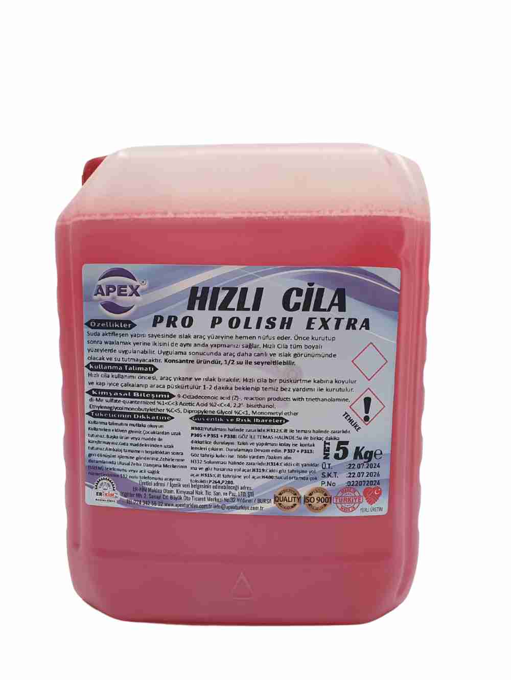 APEX HIZLI CİLA 5 LT