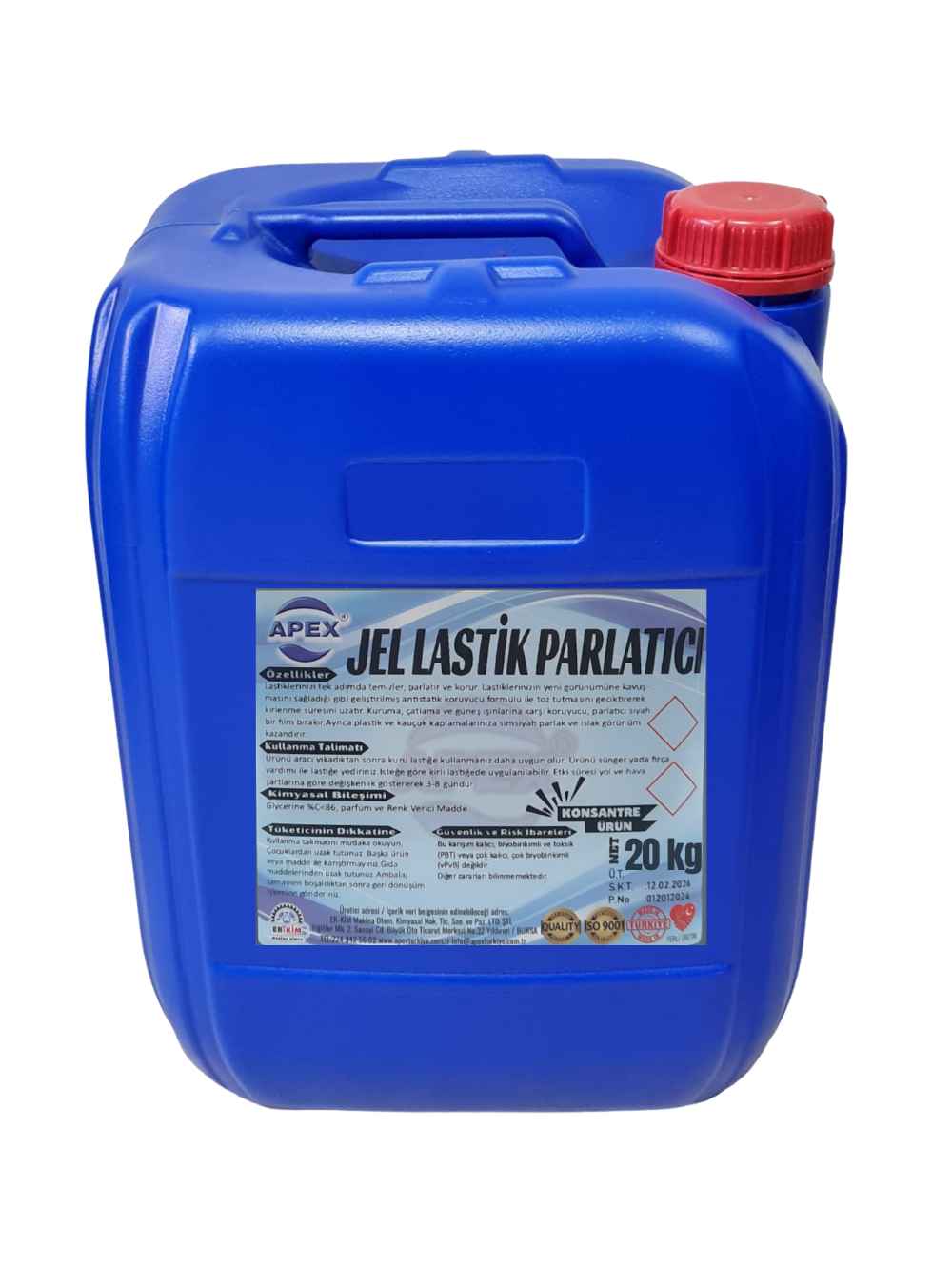 OTO JEL LASTİK PARLATICI 20 KG