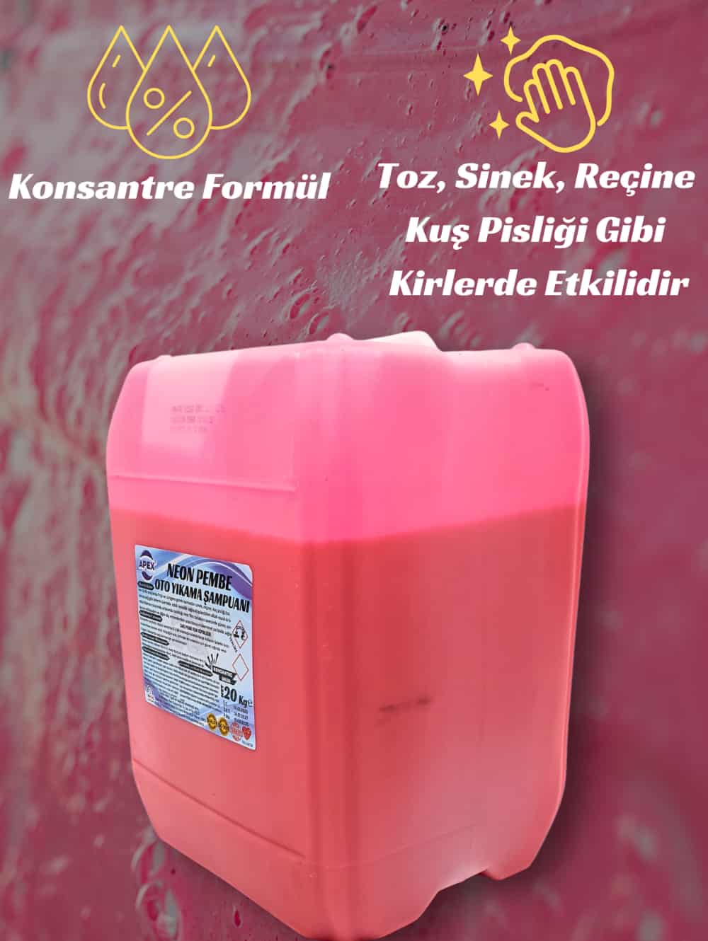 PEMBE KÖPÜK OTO YIKAMA 20 KG