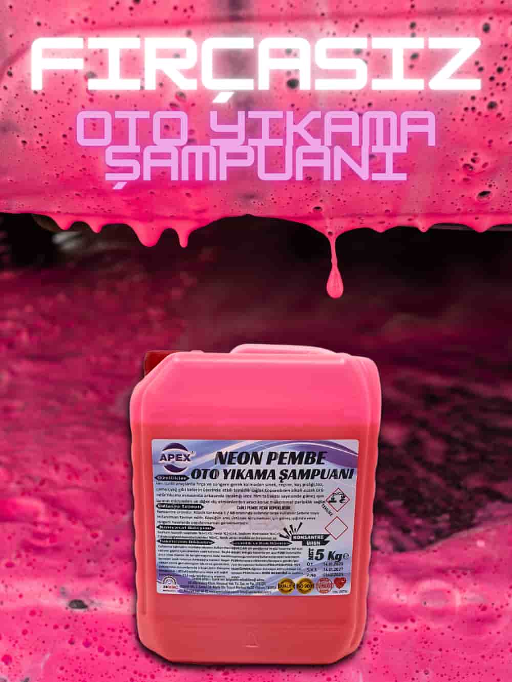 PEMBE RENKLİ OTO YIKAMA KÖPÜĞÜ 5 KG