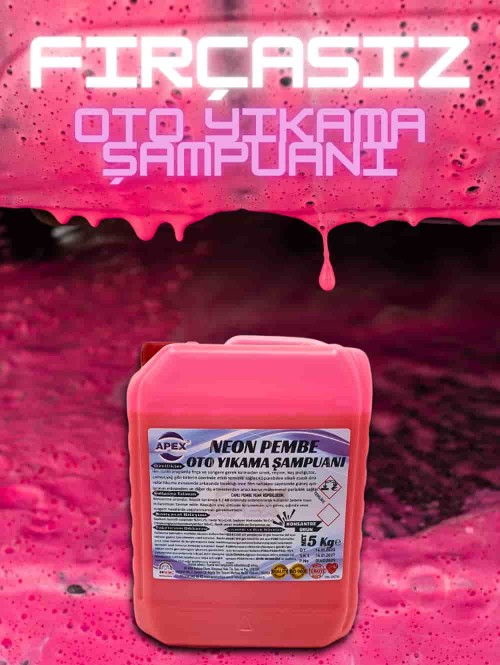PEMBE RENKLİ OTO YIKAMA KÖPÜĞÜ 5 KG